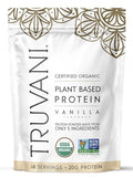 Truvani Protein Organic Planet Based Powder Vanilla 5 Ingredients 18serving 20g