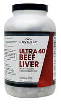 Beverly International Ultra 40 Beef Liver Grass Fed Muscle Growth Stamina 500Tab