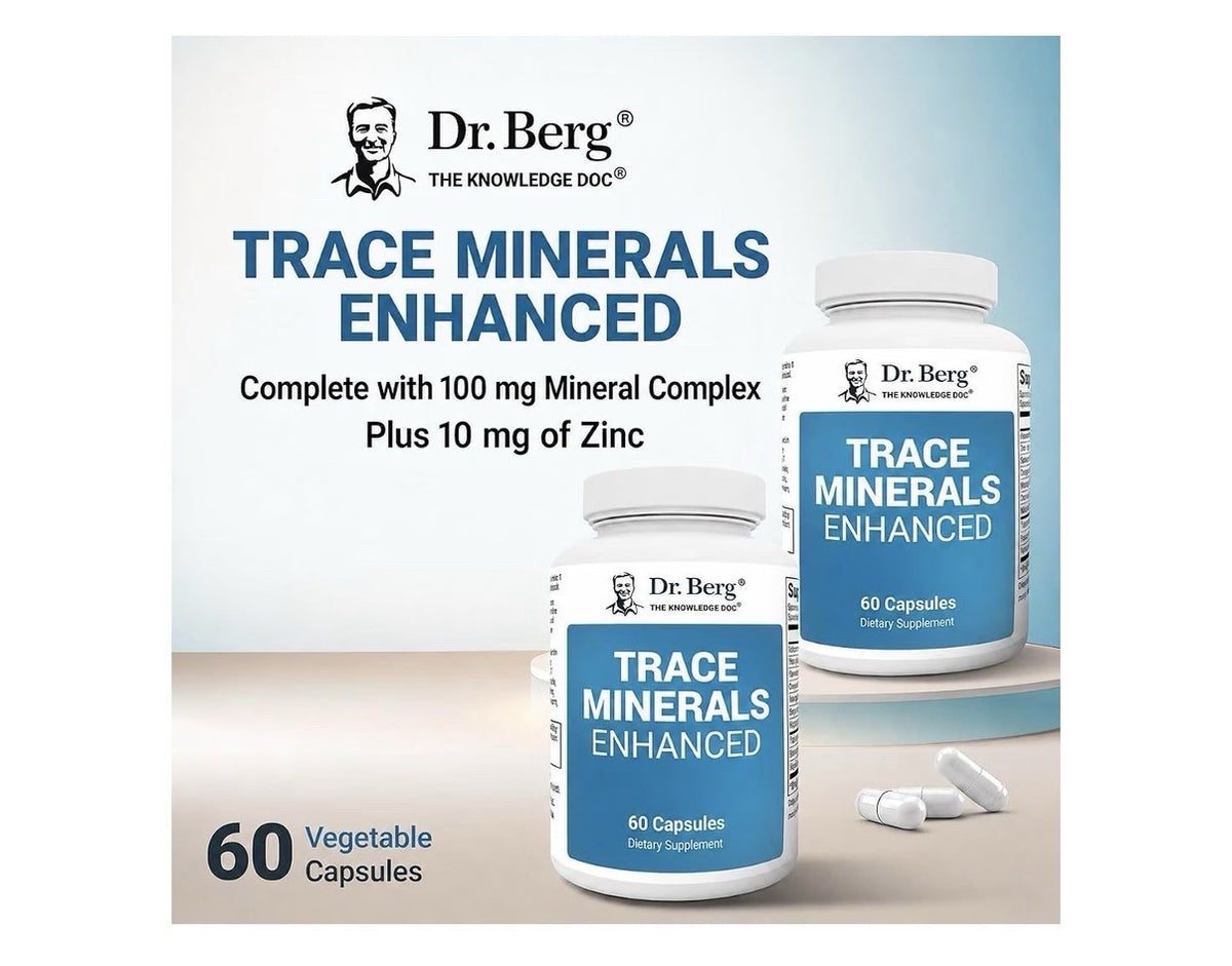 Dr. Berg Trace Minerals Enhanced 60 Capsules Dietary Supplement