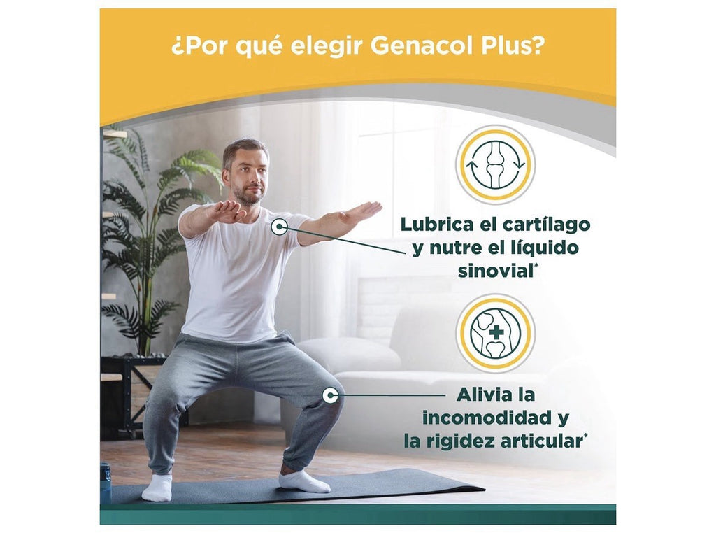 Genacol Plus AminoLock Collagen Glucosamine Healthy Joints Lubricates 270Capsule