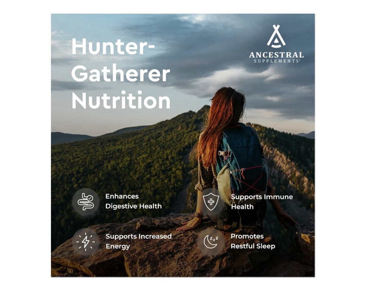 Ancestral Supplements Ancestral Greens Powder Capsules Organic Superfood 180caps