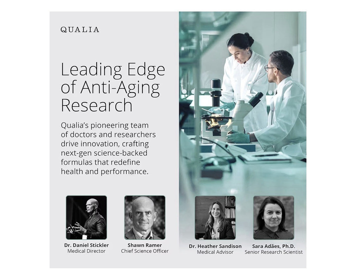 2 Pack QUALIA Senolytic Supports Youthful Cellular Function Optimized Aging