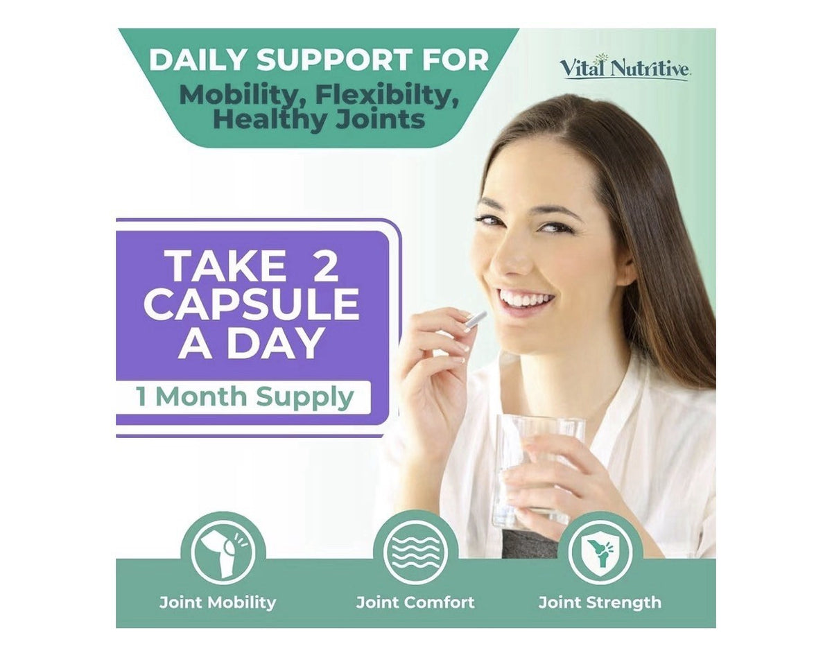2Pack Vital Nutritive Vital Joint Support Supplement for Men & Women Glucosamine