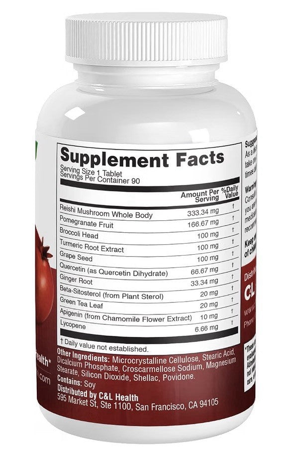 pomoxi Prostate Health Supplement for Men Natural Ingredients Postage Wellness