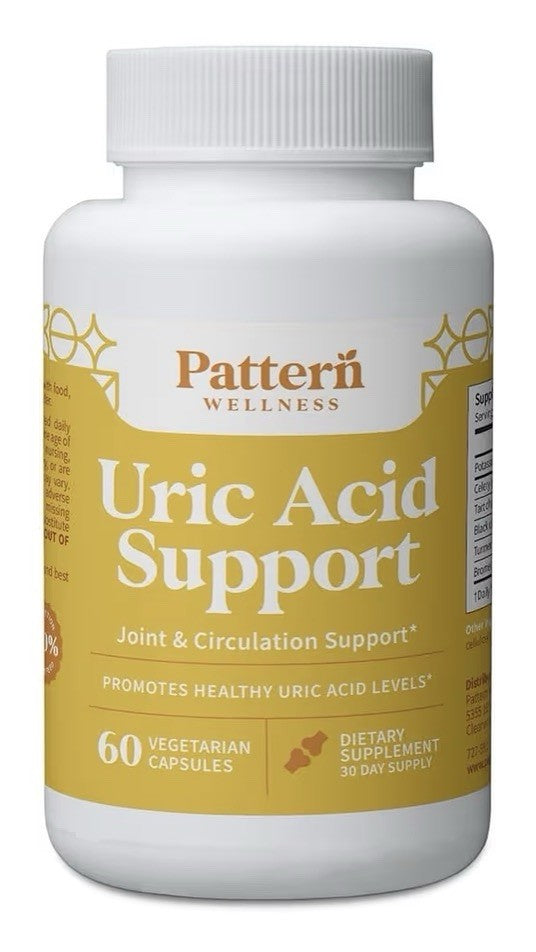 3 Pack Pattern Wellness Uric Acid Joint Circulation Uric Acid Levels Support
