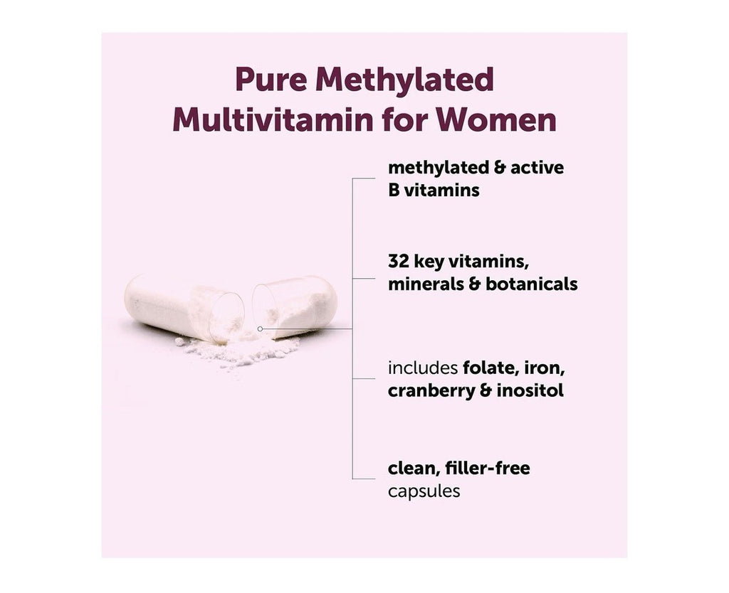 Micro Ingredients Pure Methylated Multivitamin for Women Clean Ingredients 240ca