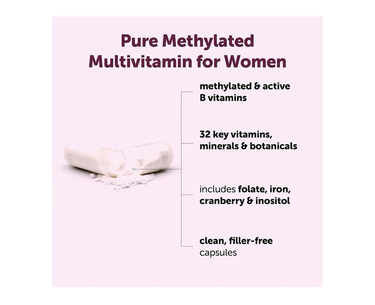 Micro Ingredients Pure Methylated Multivitamin for Women Clean Ingredients 240ca