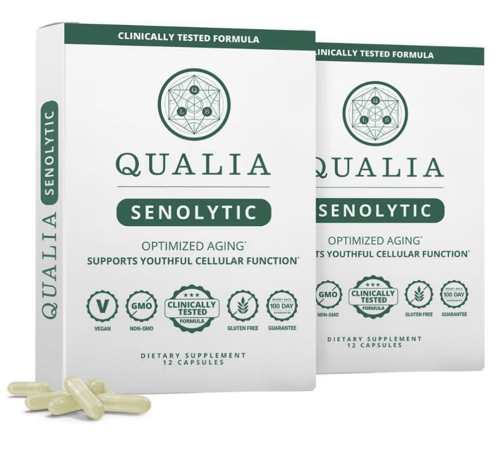 2 Pack QUALIA Senolytic Supports Youthful Cellular Function Optimized Aging