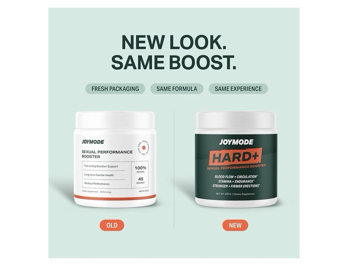 JOYMODE Hard+ Sexual Performance Booster Blood Flow Circulation Men 30 Servings