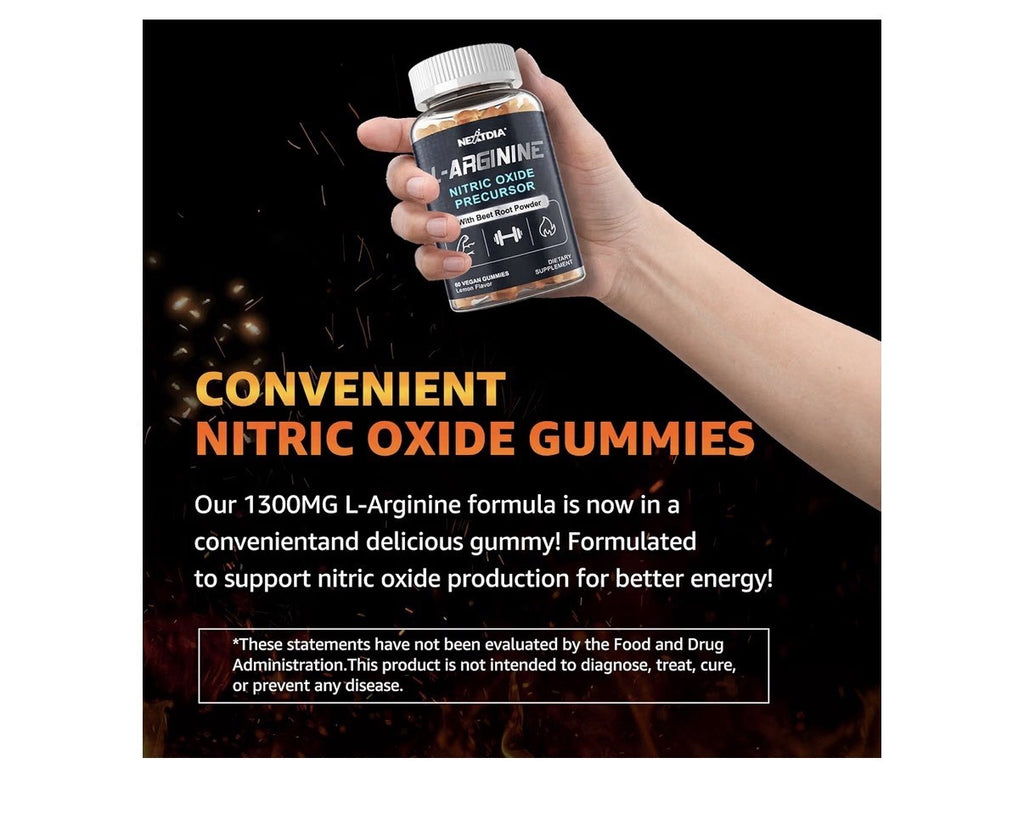 Nextdia L Arginine Nitric Oxide Precursor With Beet Root for Men & Women 2 Pack