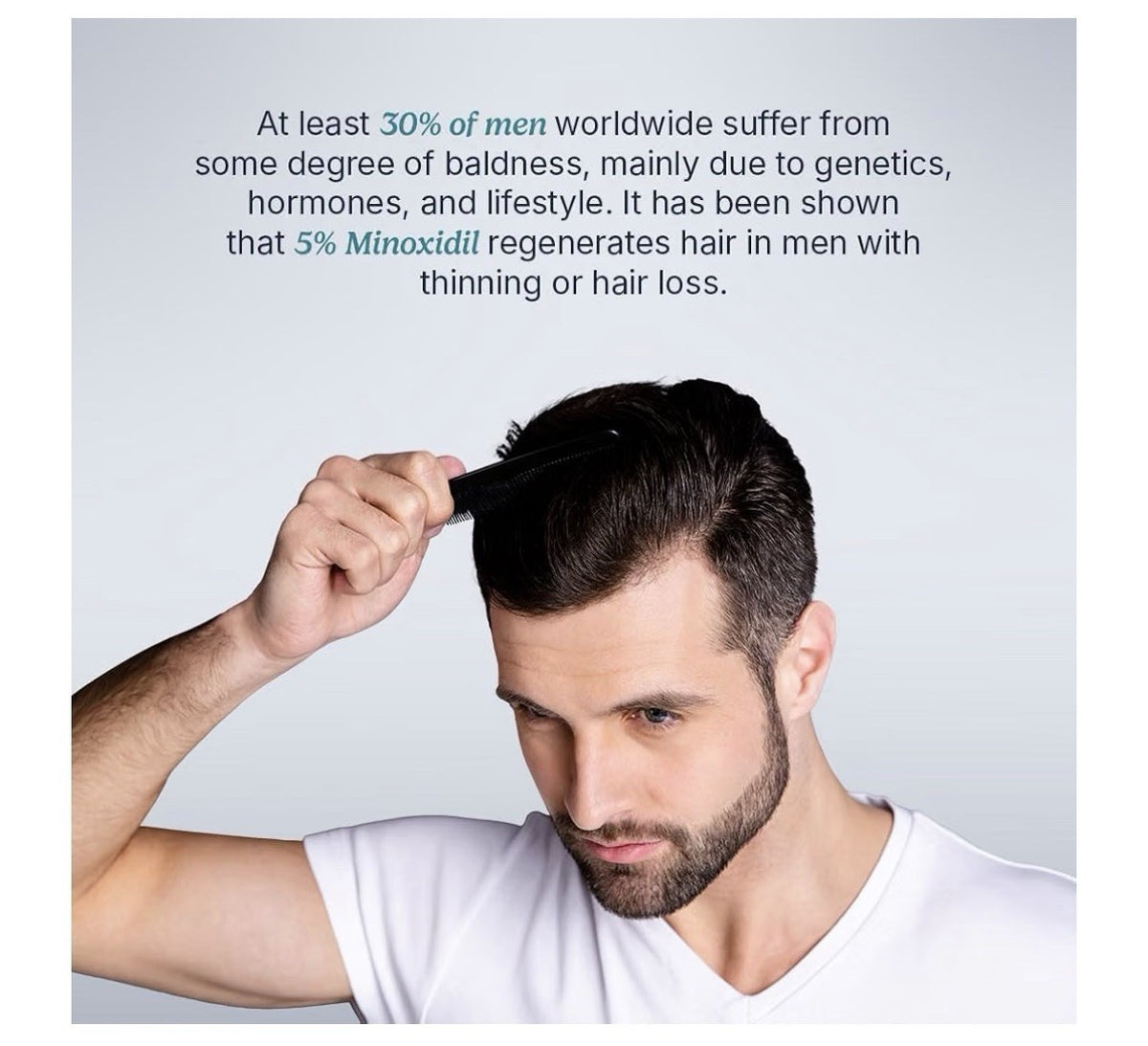 Santo Remedio Men’s Hair Regrowth Treatment Stimulate Reduce Hair Loss Pack Of 3