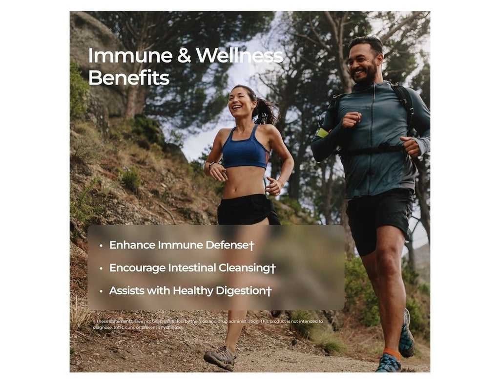 Livingood Daily Immune Support Supplement 4in1 Formula Digestive Gut Health 120c