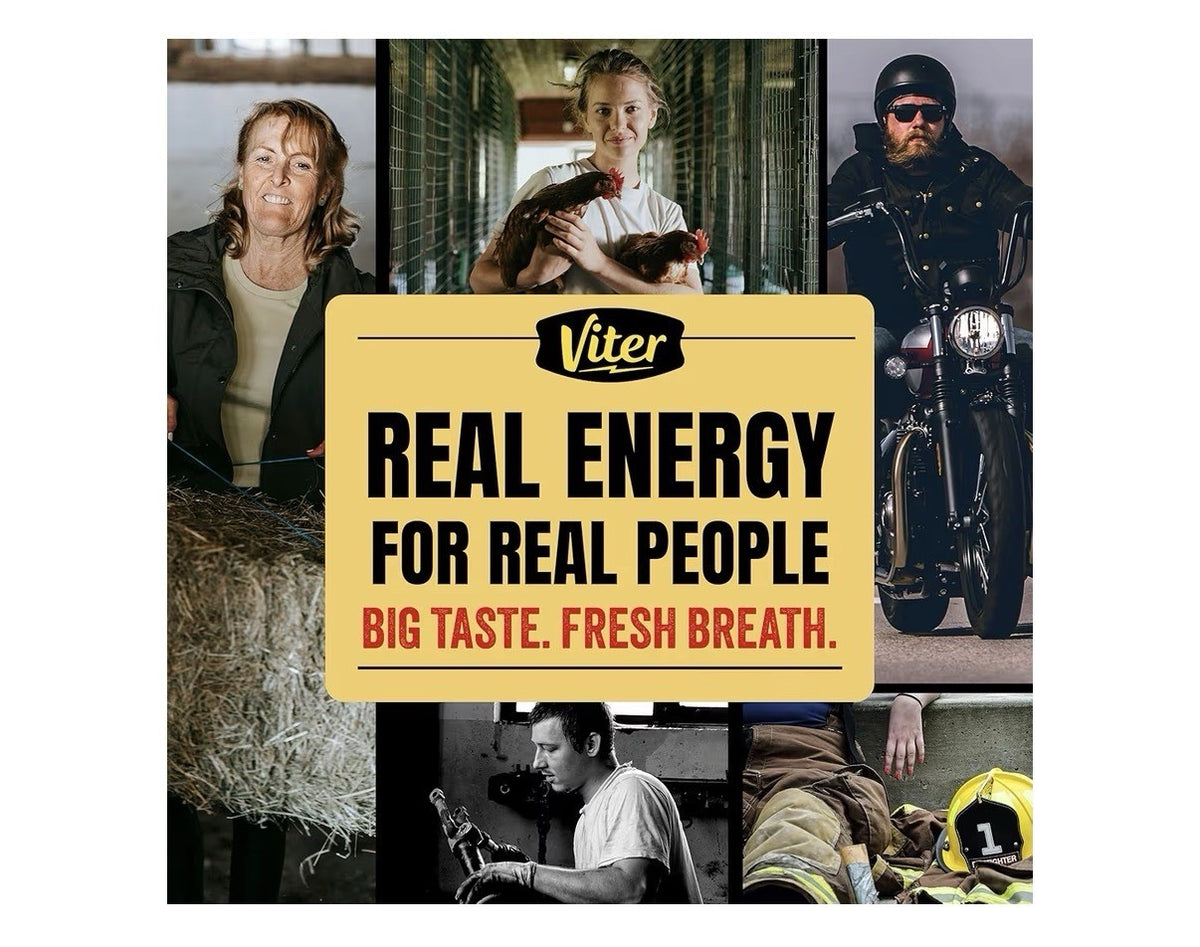 3 Pack Viter Energy Gum Peppermint Vitamin B3 B6 B9 B12 Caffeinated Total 90pcs