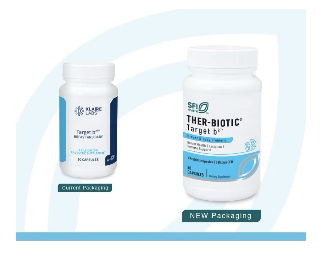 SFI Health Ther-Biotic Target B2 Breast & Baby Probiotic Lactation Support 90ca