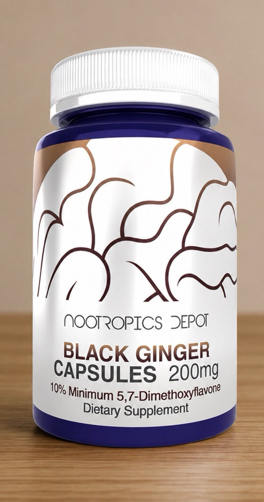 Nootropics Depot Black Ginger 200mg 180 Capsules