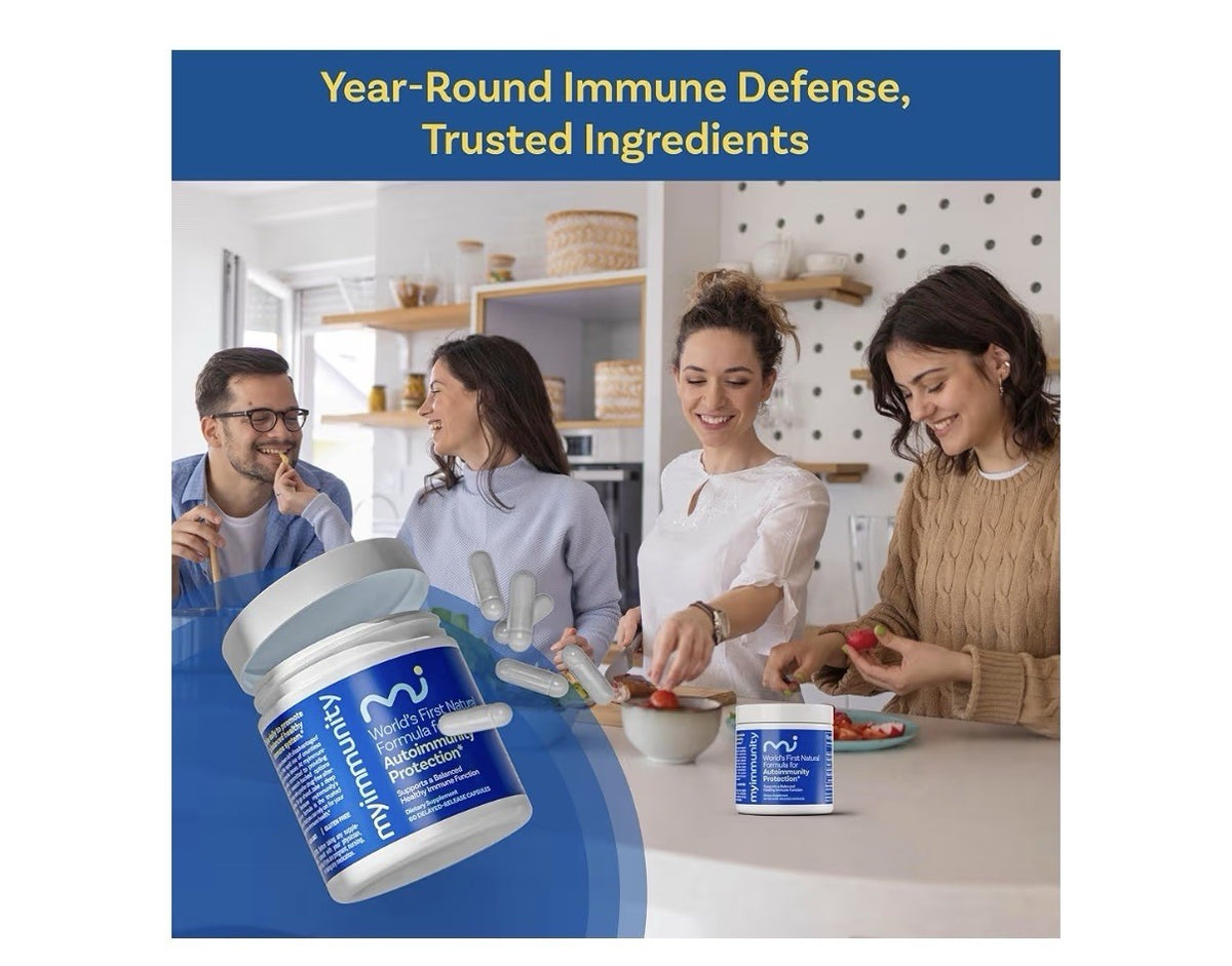MyImmunity Immune Balance Supplement Grass-Fed Lactoferrin Gut Digestive 60 Caps