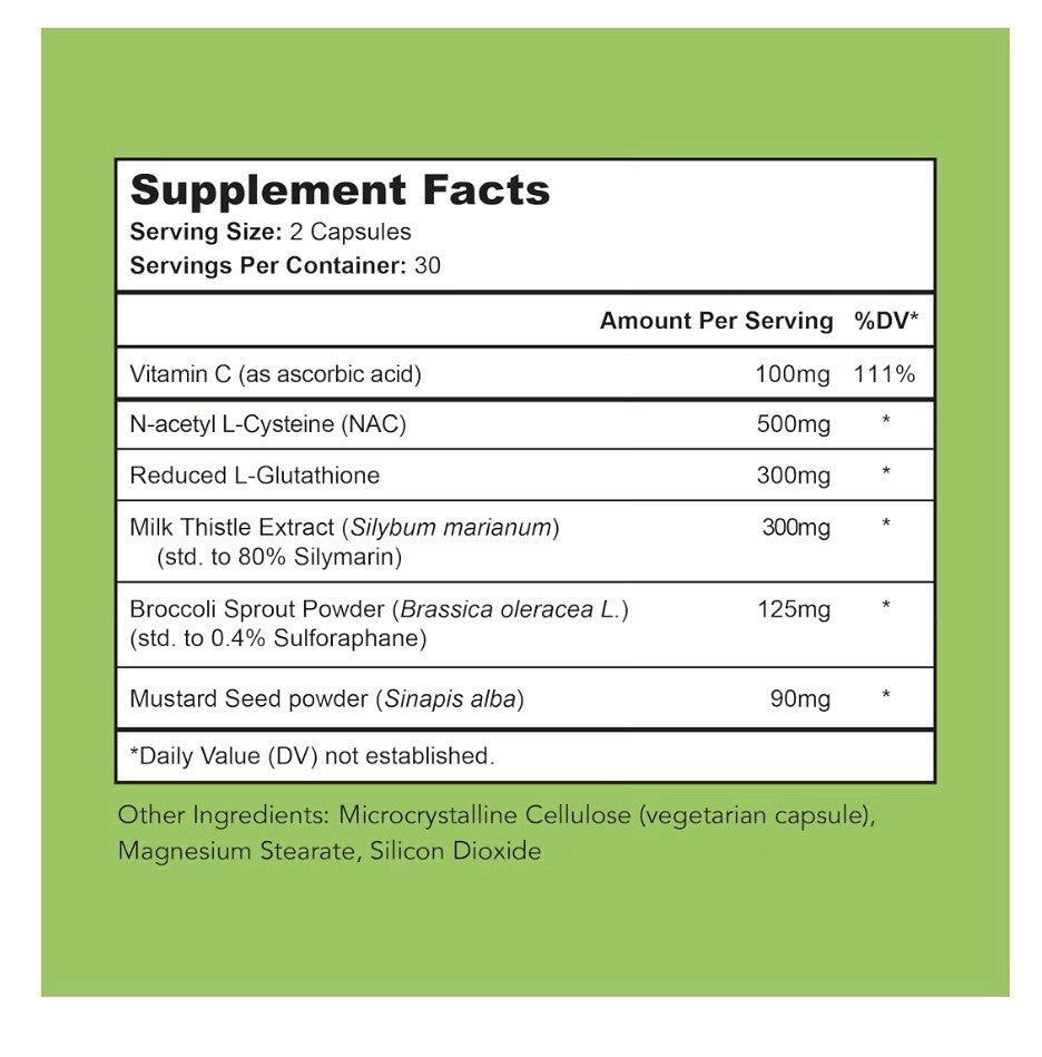 Bright Naturals Vital Detox Liver Supplement Liver Health Formula 3 Pack