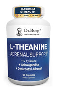 Dr. Berg L-Theanine Adrenal Support + L-Tyrosine + Ashwagandha 90 Capsules