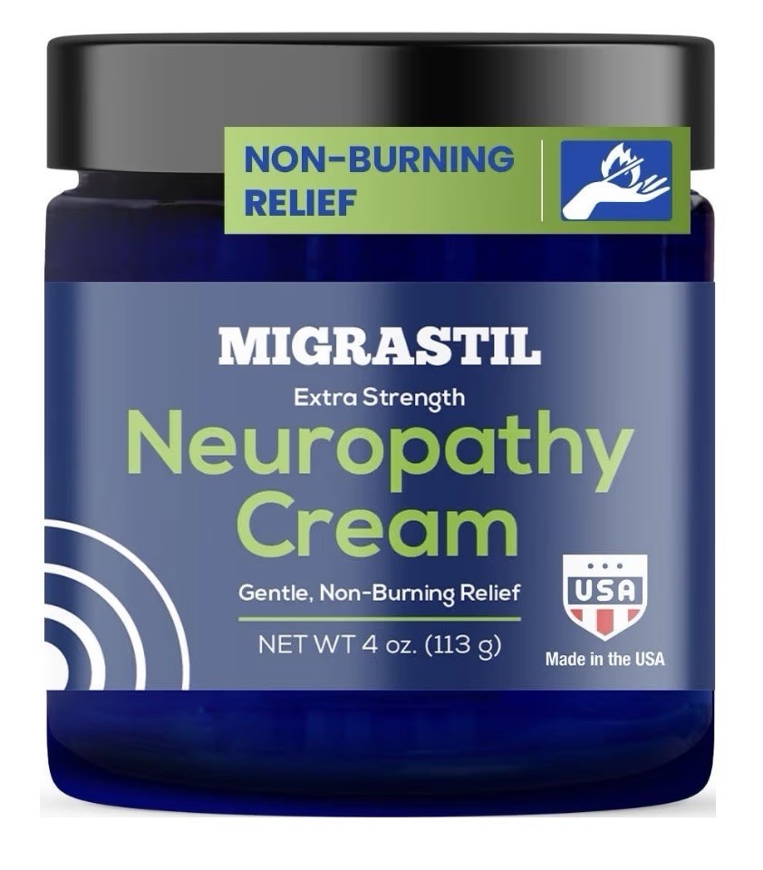 2Pack Migrastil Neuropathy Relief Cream Extra Strength for Feet Leg Hand Cooling