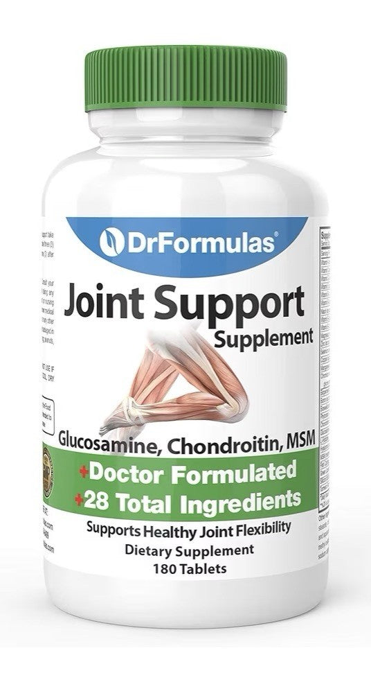 DrFormulas Joint Support Supplements for Men & Women Glucosamine 180 Tablets