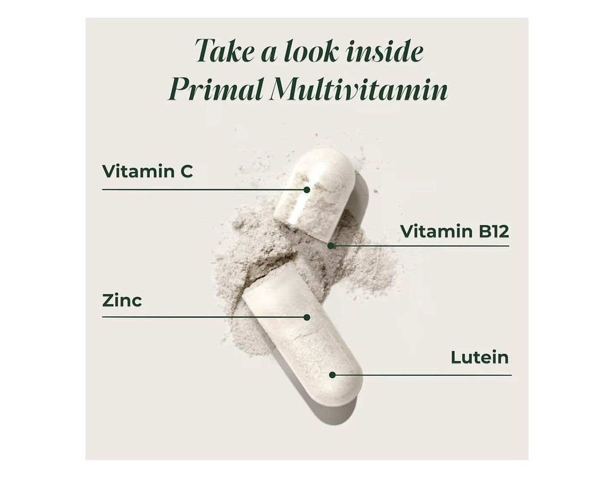 Primal Harvest Primal Multivitamin Daily Vitamin Support Energy Wellness 2 Packs