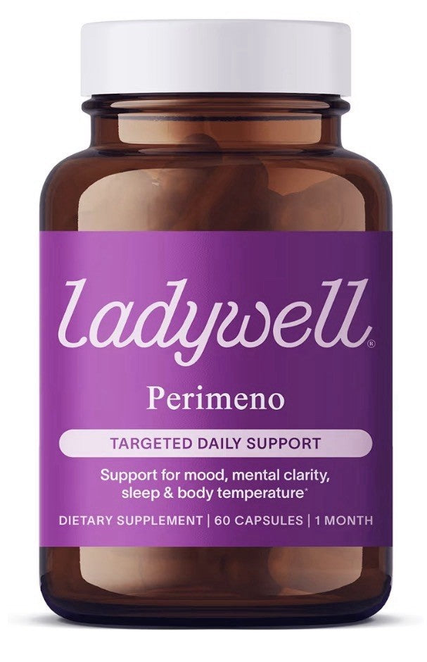 Ladywell Perimeno Perimenopause Support for Mood Mental Clarity Sleep 60Capsules