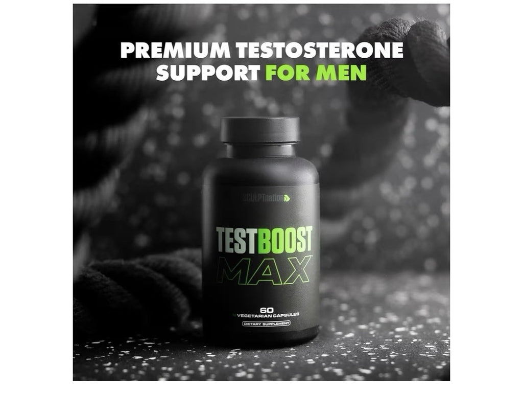 Sculpt Nation TestBoost Max Testosterone Supplement For men Energy Stamina 60cap