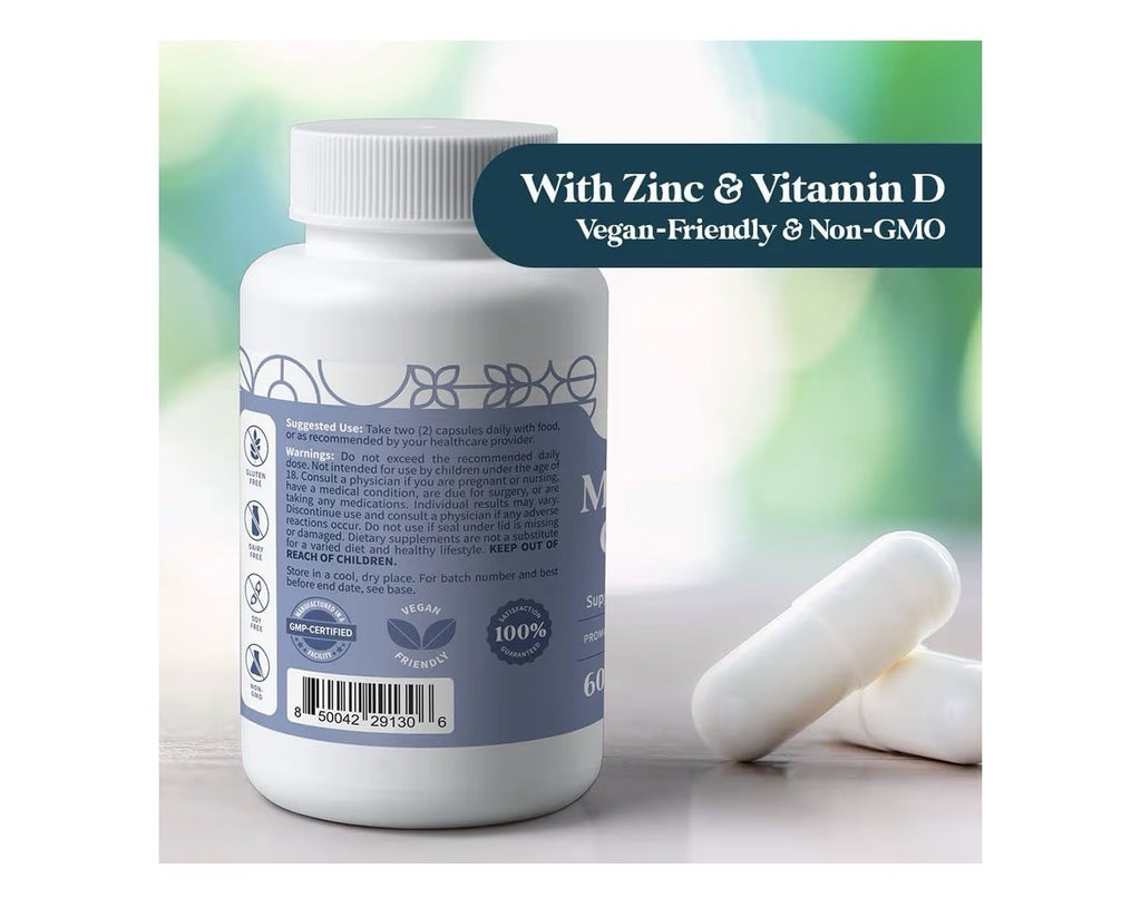 Pattern Wellness Magnesium Complex Supports Whole Body Function Muscle Bone 60ca