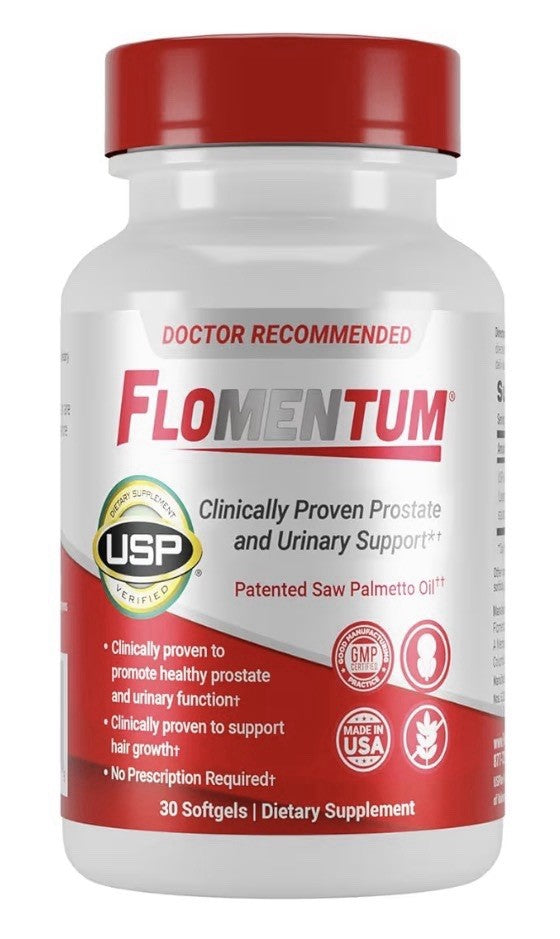  Flomentum® Prostate Urinary Support Supplement With Saw Palmetto For Men 30sgel