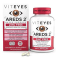 Viteyes AREDS 2 Zinc Free Macular Support Allergen Free Eye Vision Health 60caps