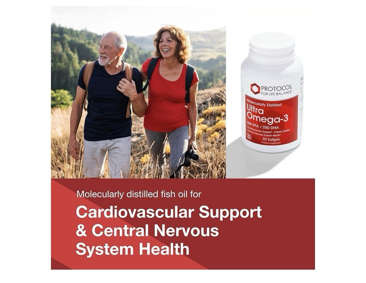 PROTOCOL FOR LIFE BALANCE Ultra Omega-3 Fish Oil Cardiovascular Support 90sgel