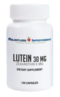 Relentless Improvement Lutein 30mg Plus 6mg Zeaxanthin Eye Health 120 Capsules