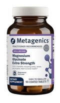 Metagenics Magnesium Glycinate Extra Strength Sleep Stress Bone Heart 90 Tablets