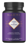 NAOMI Turmeric + Resveratrol Support Healthy Inflammatory Response Joint Comfort