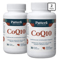 2 Pack Pattern Wellness CoQ10 Cardiovascular Antioxidant Cellular Energy