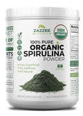 Zazzee Organic Spirulina Powder Pure Superfood 8 oz 68 Servings