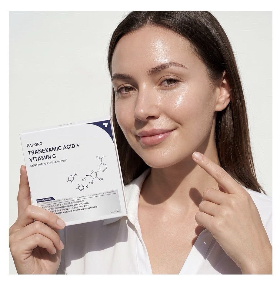 3Pack Padro Tranexamic Acid +Vitamin C Skin Firming Skin Tone Pigmentation serum