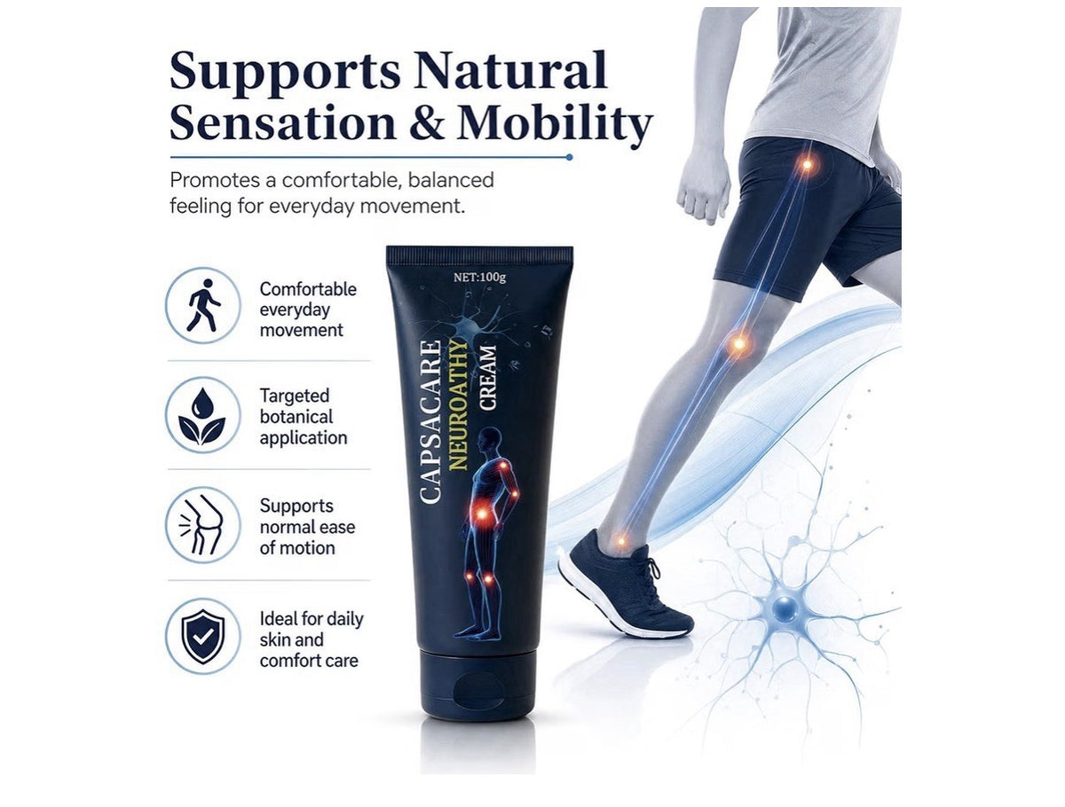 2 Pack Capsaicin Neuropathy Relief Cream Feet Hands Legs Joints Muscles Waist