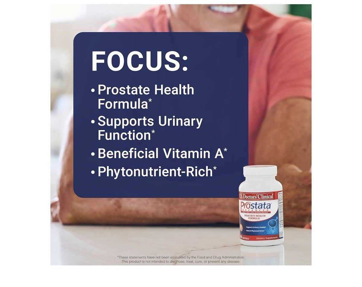 U.S. Doctors' Clinical Prostata Prostate Health Formula for Men 60 Softgels