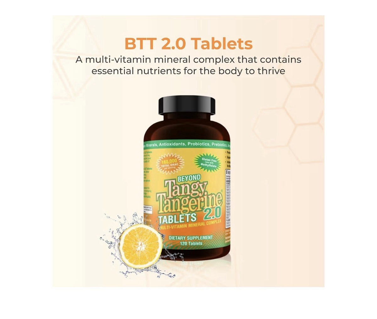 2 Pack Youngevity Beyond Tangy Tangerine 2.0 Multi-Vitamin & Mineral Complex