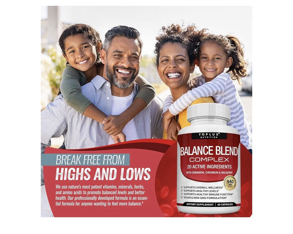 Toplux Blend Complex 20 Active Ingredients Natural For Women & Men 2 Pack