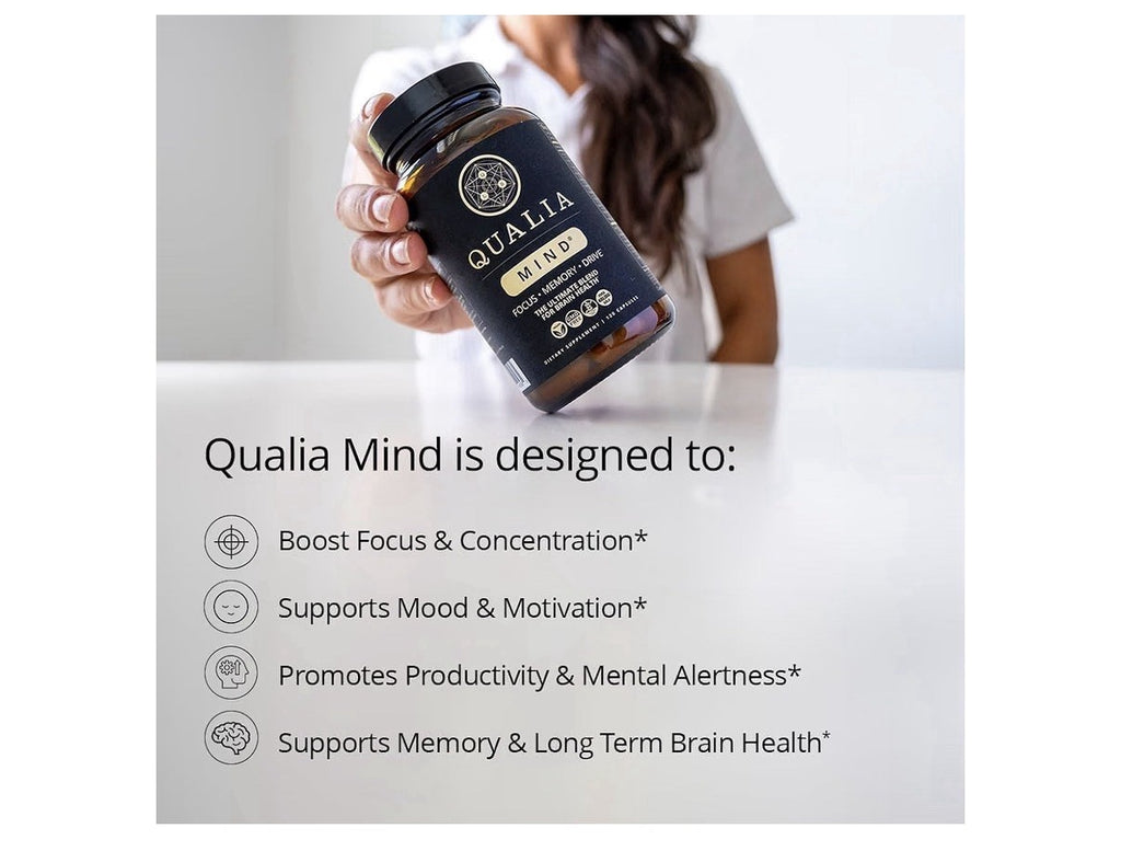 2 Pack Qualia Mind Focus Memory Drive The Ultimate Blend For Brain Health