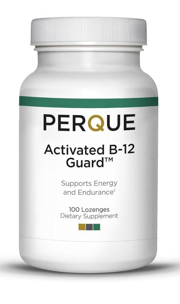 Perque Activated B-12 Guard Supports Energy And Endurance 100 lozenges