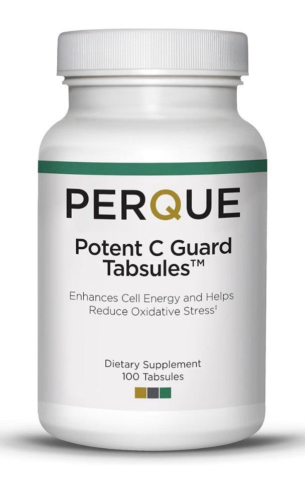 Perque Potent C Guard Tabsules Enhance Cell Energy Help Reduce Stress 100Tabsule