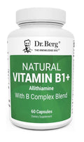 Dr. Berg Natural Vitamin B1+ Allithiamine With B Complex Blend Woman & Men 60cap