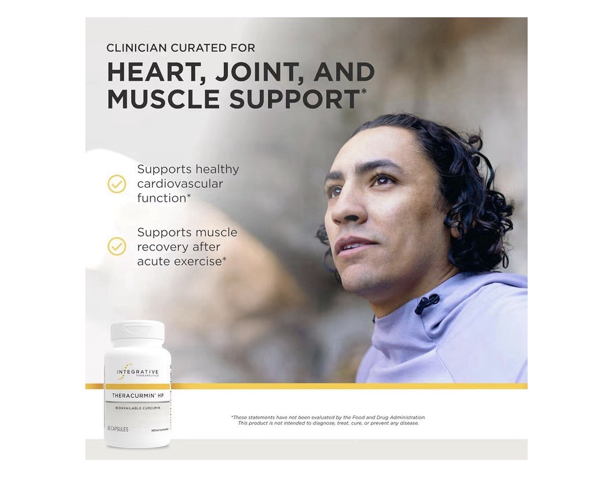 Integrative Therapeutics Theracurmin HP Curcumin Heart Joint Health Support 60ca