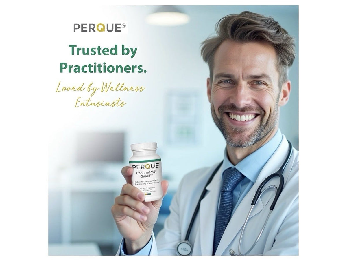 PERQUE Endura/Pak Guard Supports Digestive Health Stamina Mental Clarity 60 Caps