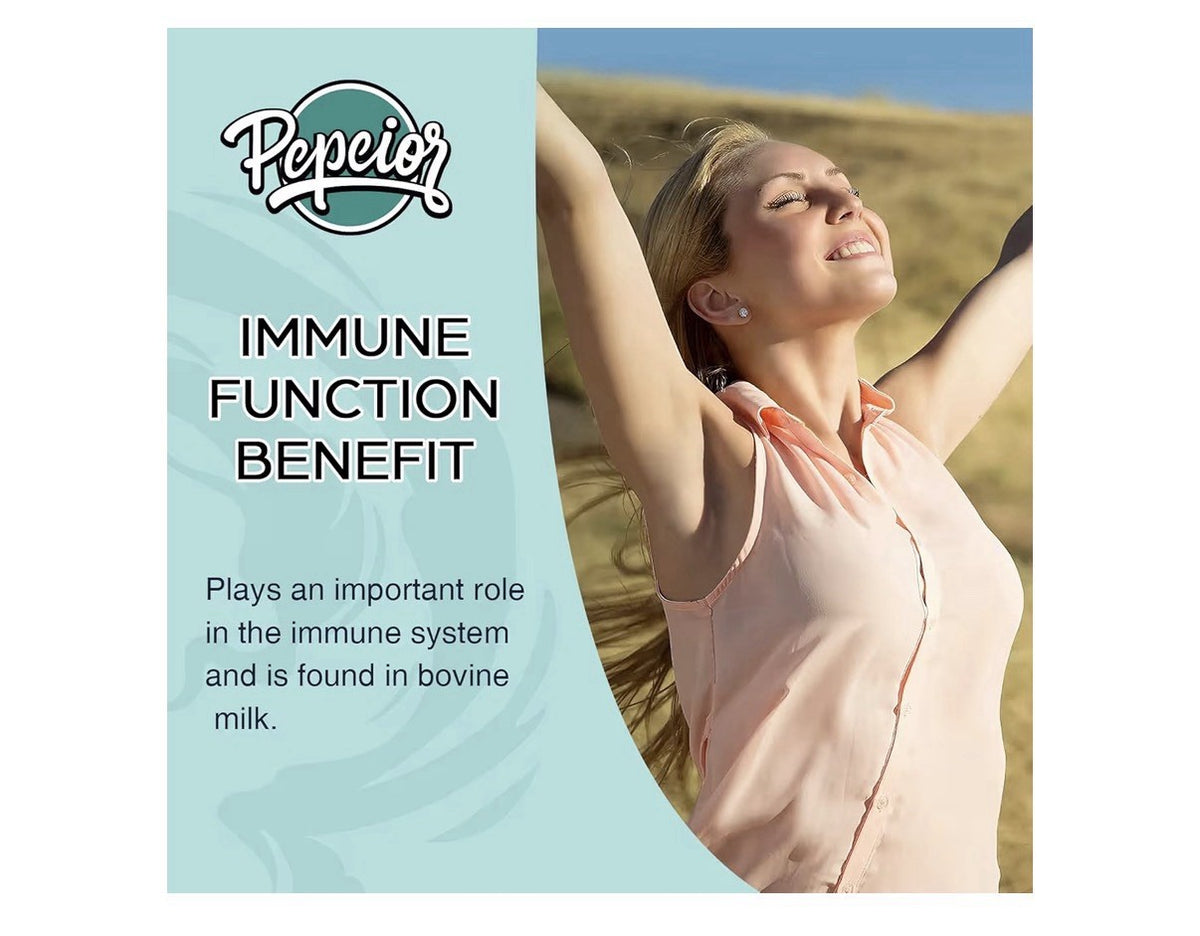 Pepeior Liposomal Lactoferrin 1000mg Higher Absorption for Iron Immune 60softgel