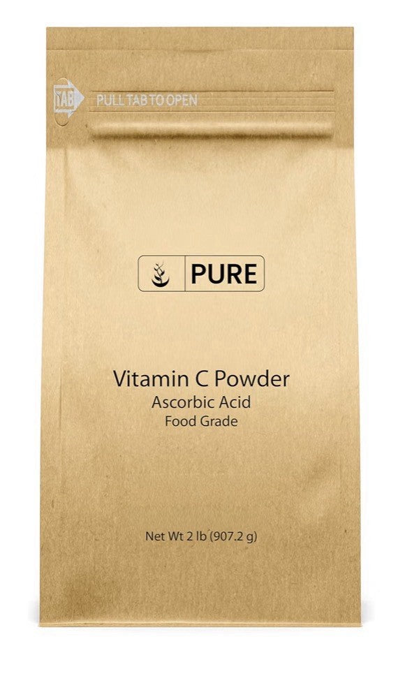 PURE ORIGINAL INGREDIENTS Vitamin C Powder Ascorbic Acid Food Grade 2 Lb