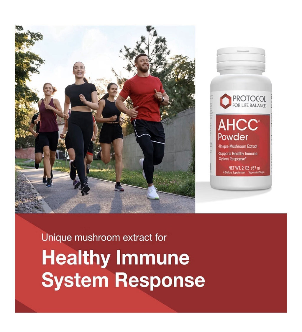 PROTOCOL FOR LIFE BALANCE AHCC Powder Unique Mushroom Extract Immune Support 2oz